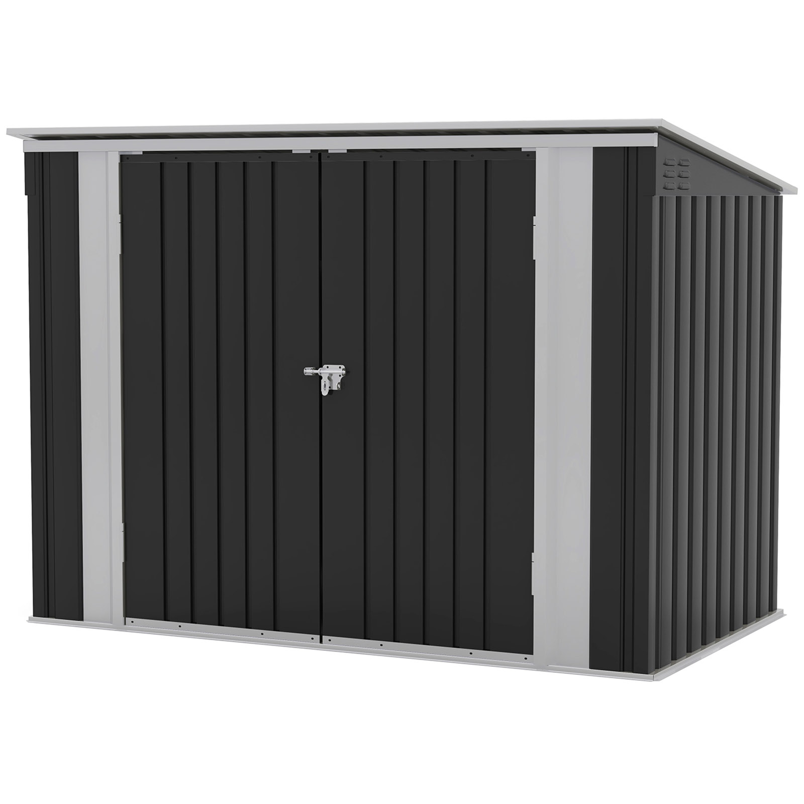 Amazon.com : Patiowell 6 x 3 FT Horizontal Metal Shed, Outdoor