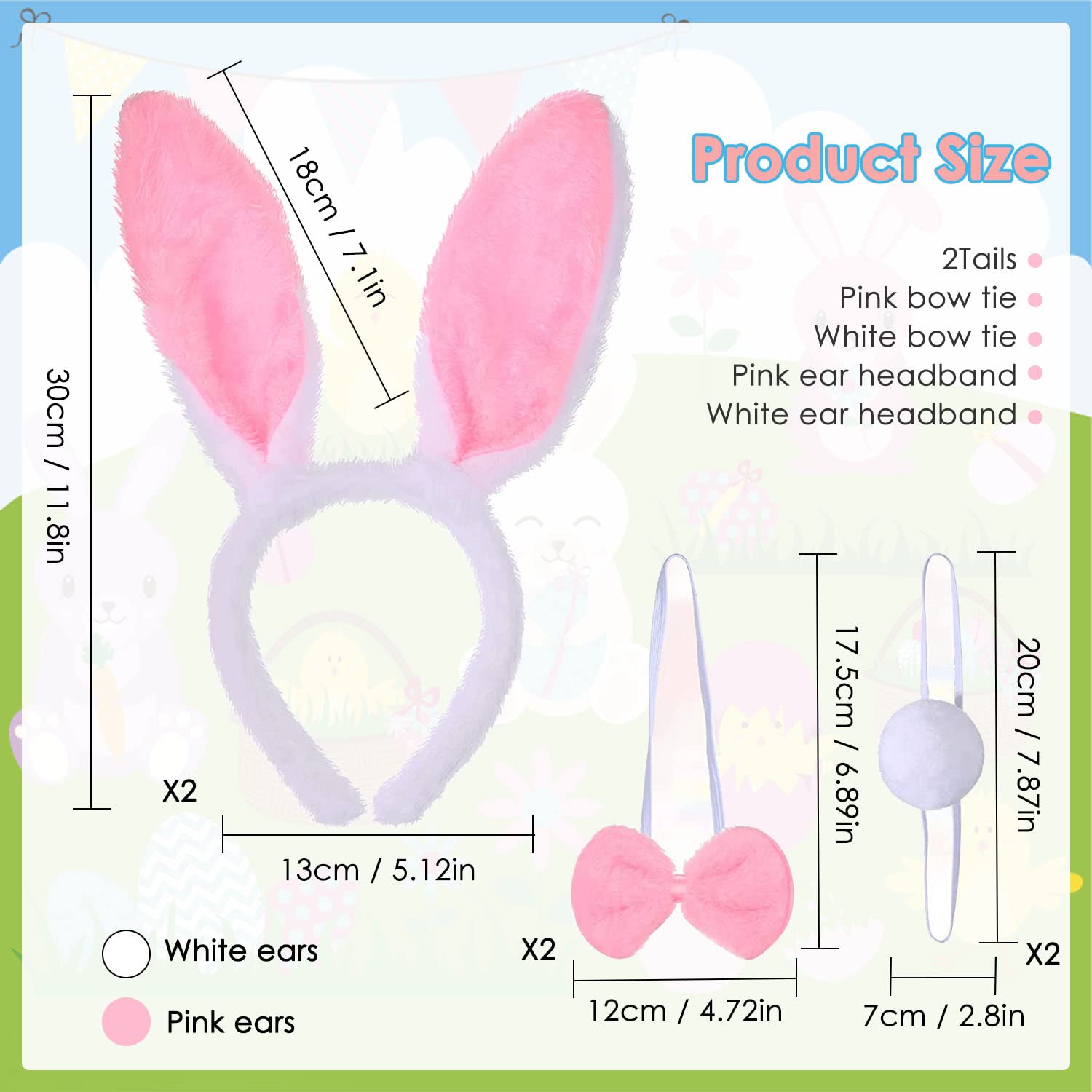 EBTOOLS bandeau d'oreille de lapin cosplay Bandeau d'oreille de lapin EBTOOLS bandeau d'oreille de lapin cosplay Bandeau d'oreille de lapin