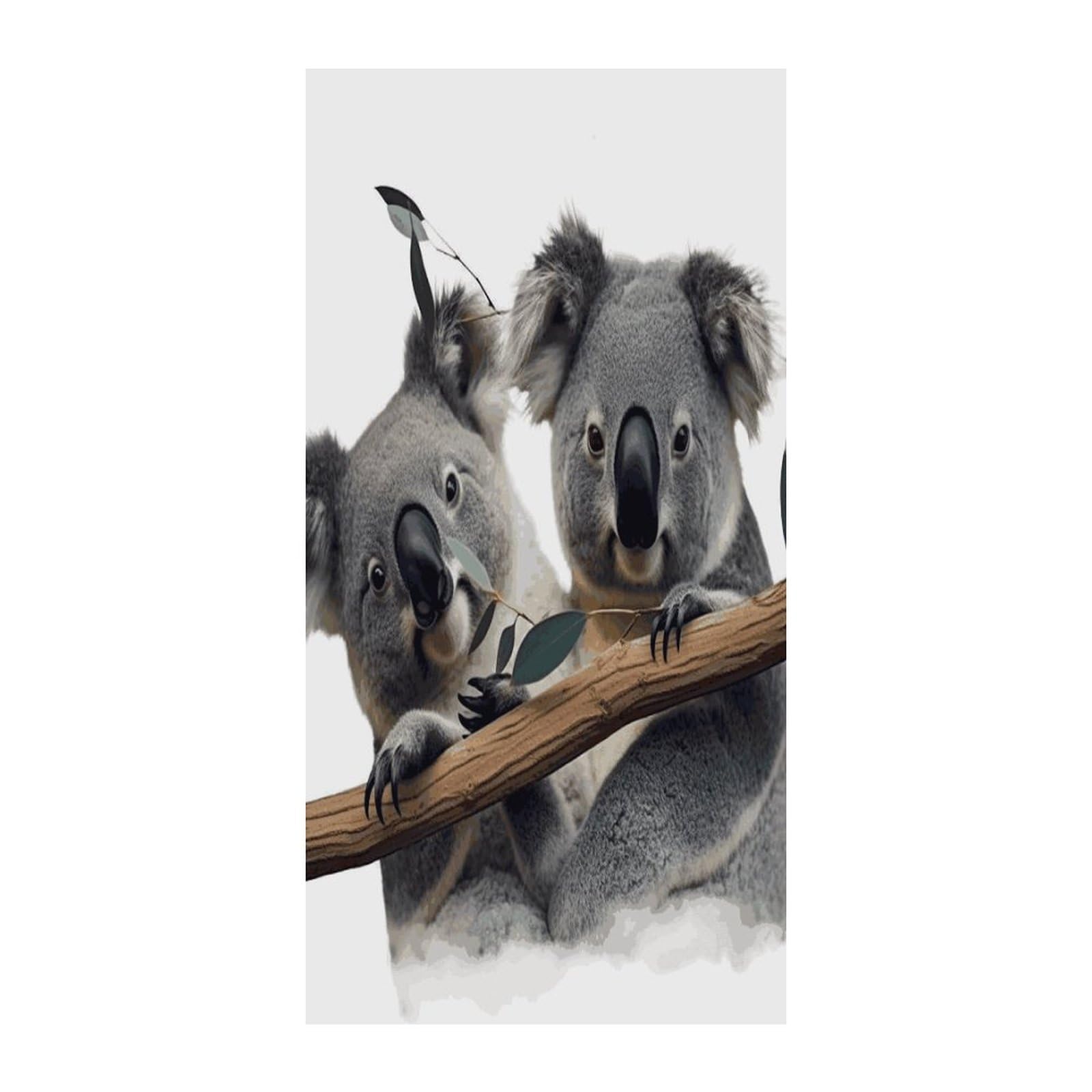 Fekiloot Style Funny Koalas Door Curtain Room Divider Curtains