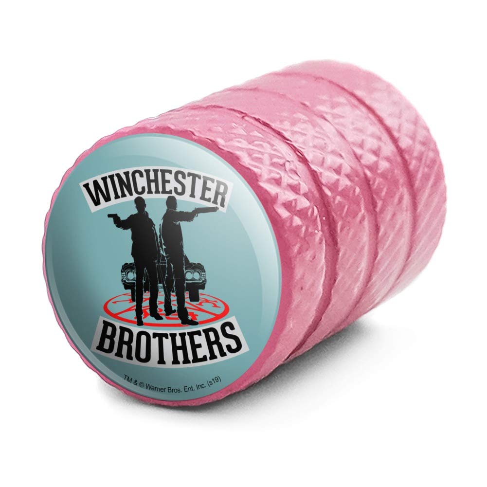 Supernatural Brothers Motorcycle Bicycle Bike Tire Rim Wheel Aluminum Valve Stem Caps