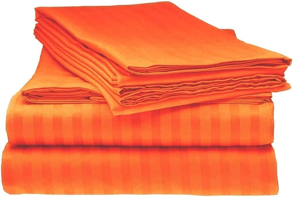 RRlinen 100% Pure Natural Cotton Bedsheet Set-4 PC Twin XL Bedding Size | Dark Grey Solid Best Cooling Breathable Sateen Weave Sheet Set Fitted Mattress with Elastic Belt 15" Deep Pocket