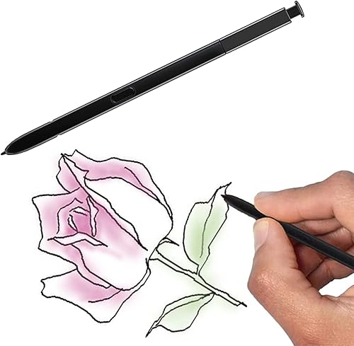 Miniatura 10 de Paquete de 2 lápices capacitivos Galaxy Note 9 de repuesto para Samsung Galaxy Note 9 SM-N960F Note 9 5G S Pen (sin Bluetooth, morado)