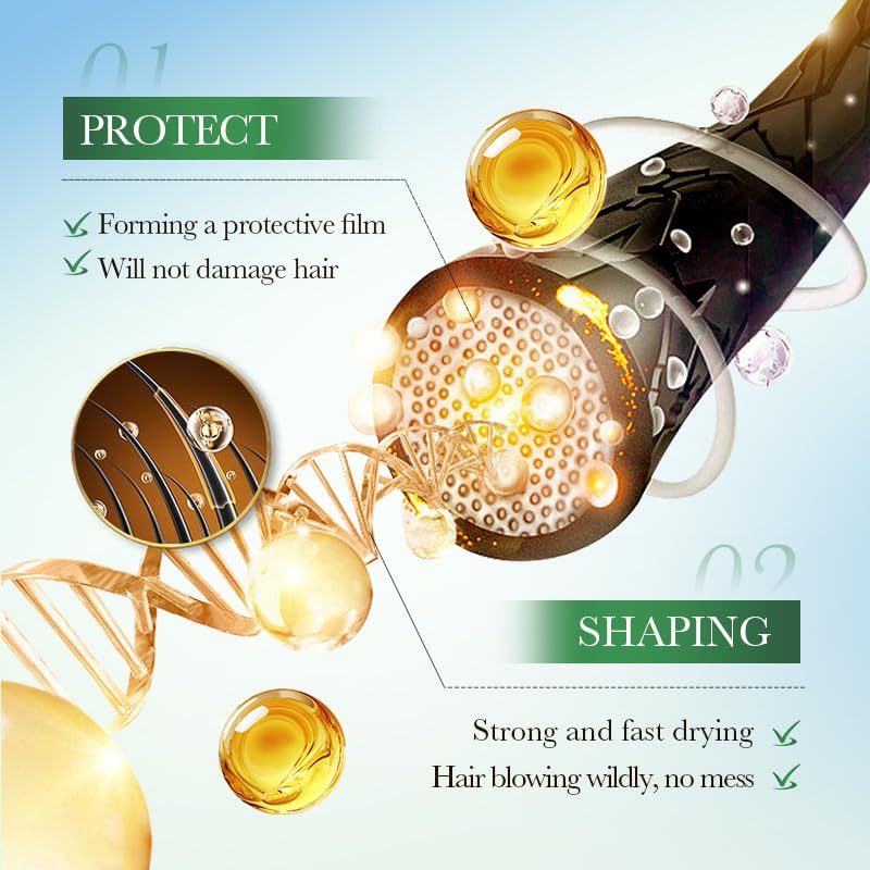 Bálsamo en barra para cabello con menta, fijación fuerte miniatura 3
