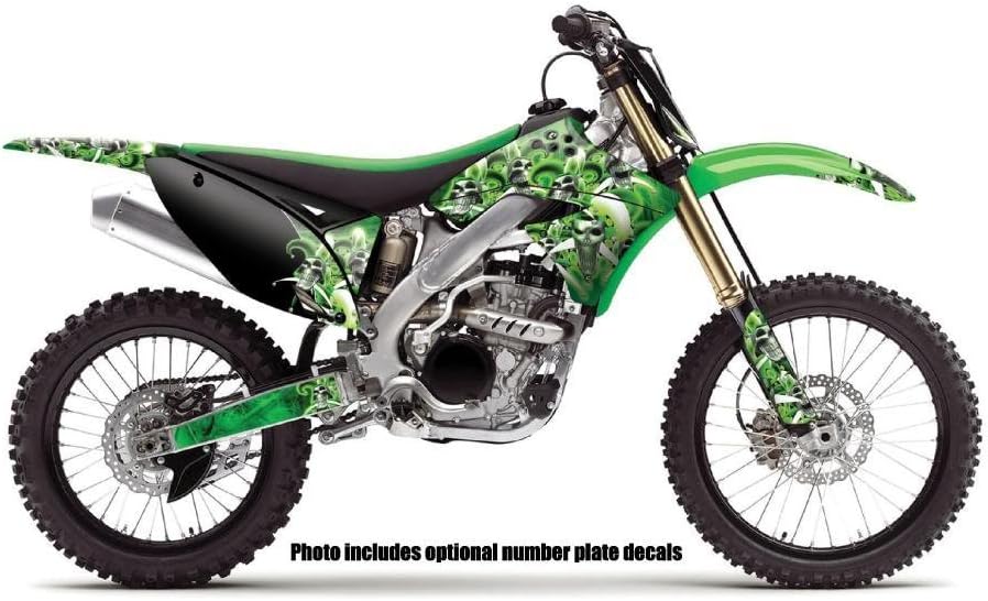 1997-2008 KLX 300 Jester Green Senge Graphics Base Kit Compatible with Kawasaki
