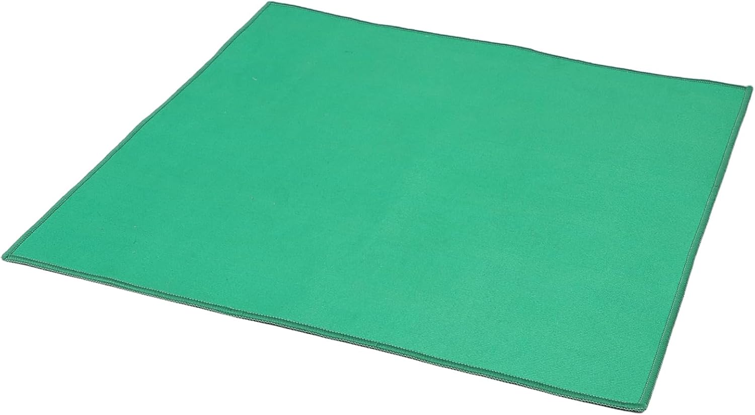 Thickened Anti-Slip Mahjong Table Mat Noise-Reducing Green Square Table Cover for Poker and Board Games Sturdy Game Mat for Home Use 36 x 36