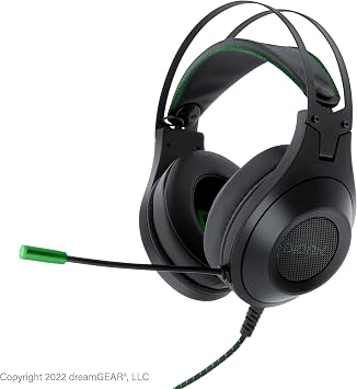 Bionik Sirex Gaming Headset with Mic for Xbox Series XS 50MM Drivers, Memory Foam, Mute Switch, Adjustable Head Beam, Xbox One/ PS5/ Nintendo Switch OLED/PC/Mac