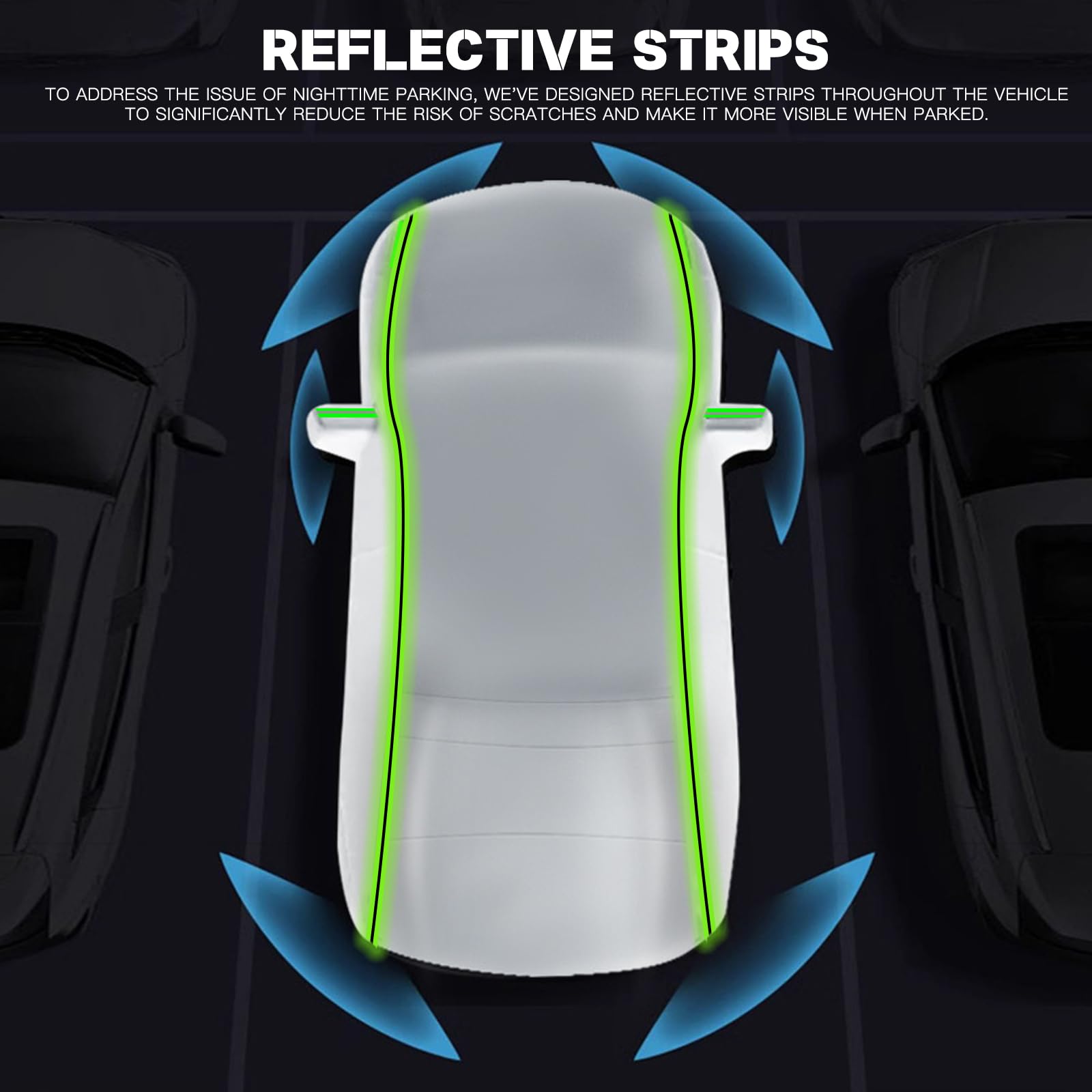 Bache Voiture Exterieur pour Renault Espace 6 2024-2025, Housse de Protection avec Zip et Sangles Anti-Vent, Résiste à la Pluie, Neige, UV et Poussière, Adaptation Parfaite