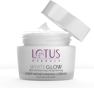 Lotus Herbals WhiteGlow Deep Moisturising Face Cream | SPF 20 | Reducing Dark Spots| Non Sticky | Normal To Dry Skin| For Price In India