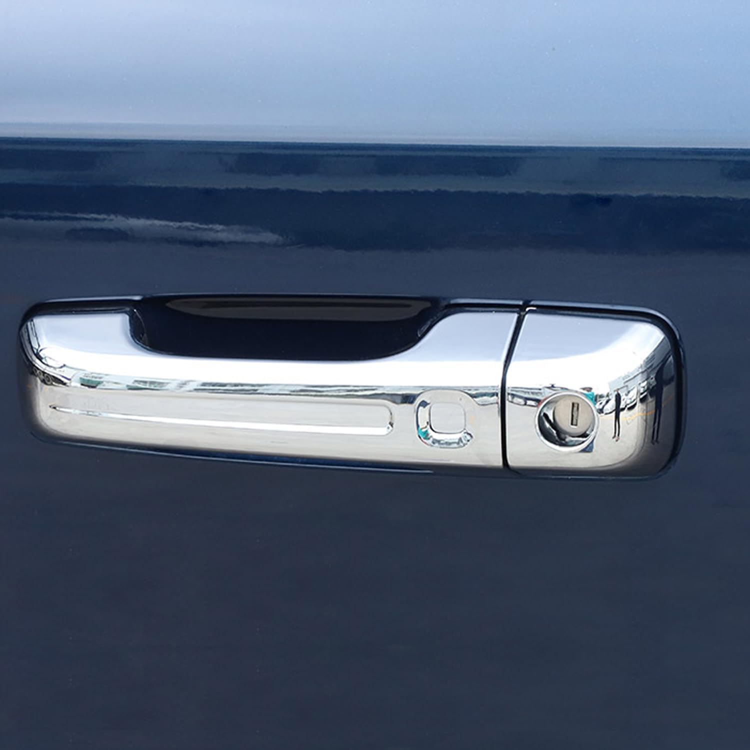 for Dodge Ram 1500 TRX 2021-2023 ABS Chrome Side Door Handle Cover Trim 8pcs Car Accessories