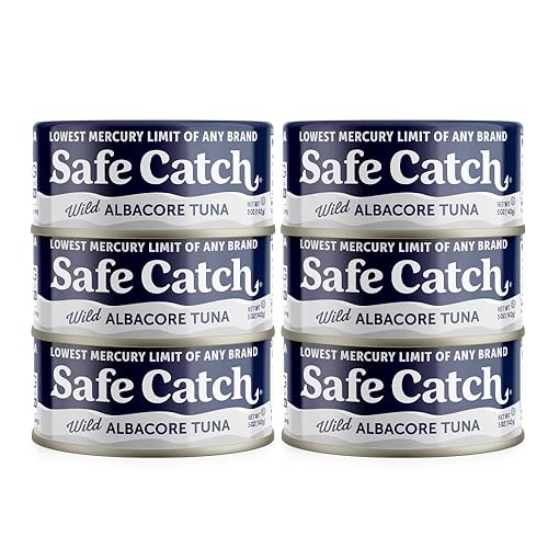 Safe Catch Wild Albacore Atún latas de 5 onzas