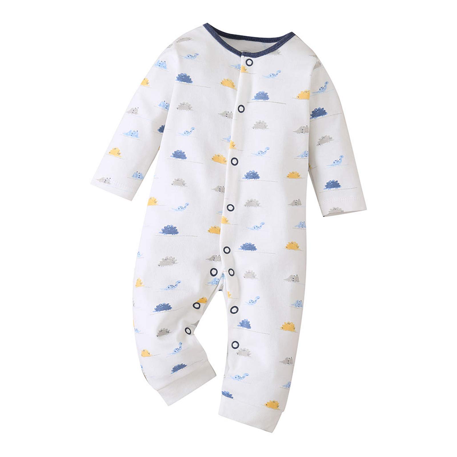 amropi Bébé Filles Garçons Grenouillères Coton Pyjamas Lot de 3 Bodys Combinaison pour 0-18 Mois