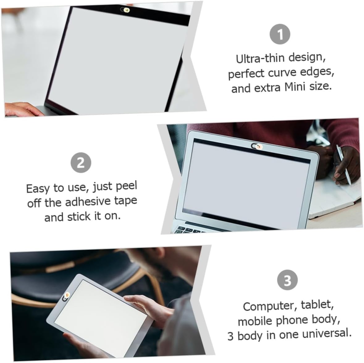 6pcs Webcam Privacy Covers Slide for Laptop Computer Camera image 3