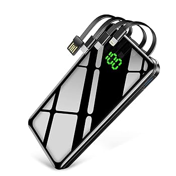 KYOKA モバイルバッテリー　急速充電 Amazon | 【最新型 & 26800mAh & 3種類のケーブル内蔵】KYOKA