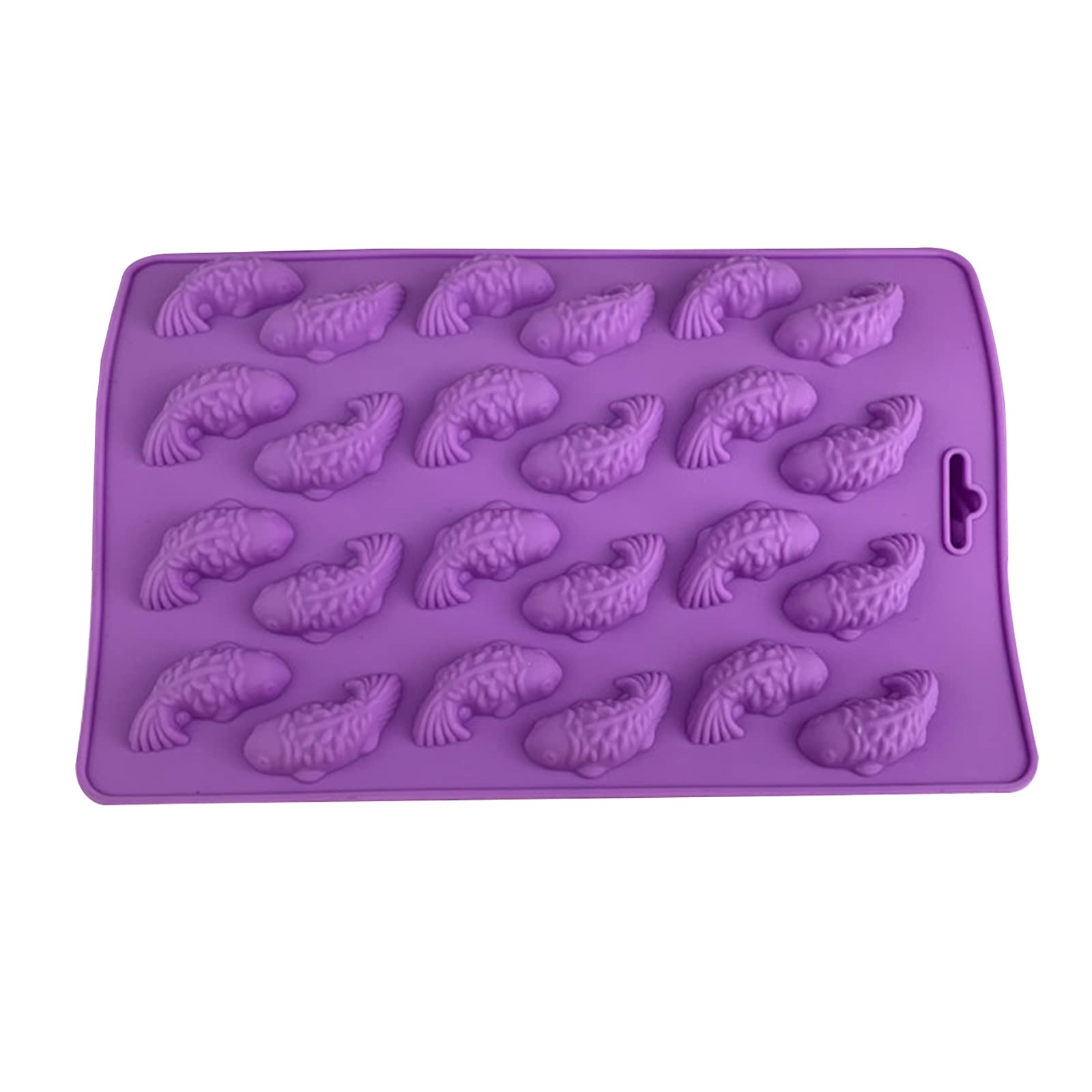Kalttoy 24 Silicone Cake Molds Carp Fish Shape Silicone Mould Fondant Chocolate Moulds