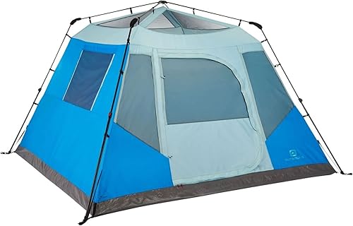 Miniatura 3 de Outbound Tienda de campaña desplegable instantánea para acampar con bolsa de transporte y lluvia  Resistente al agua  3 estaciones  Tiendas de