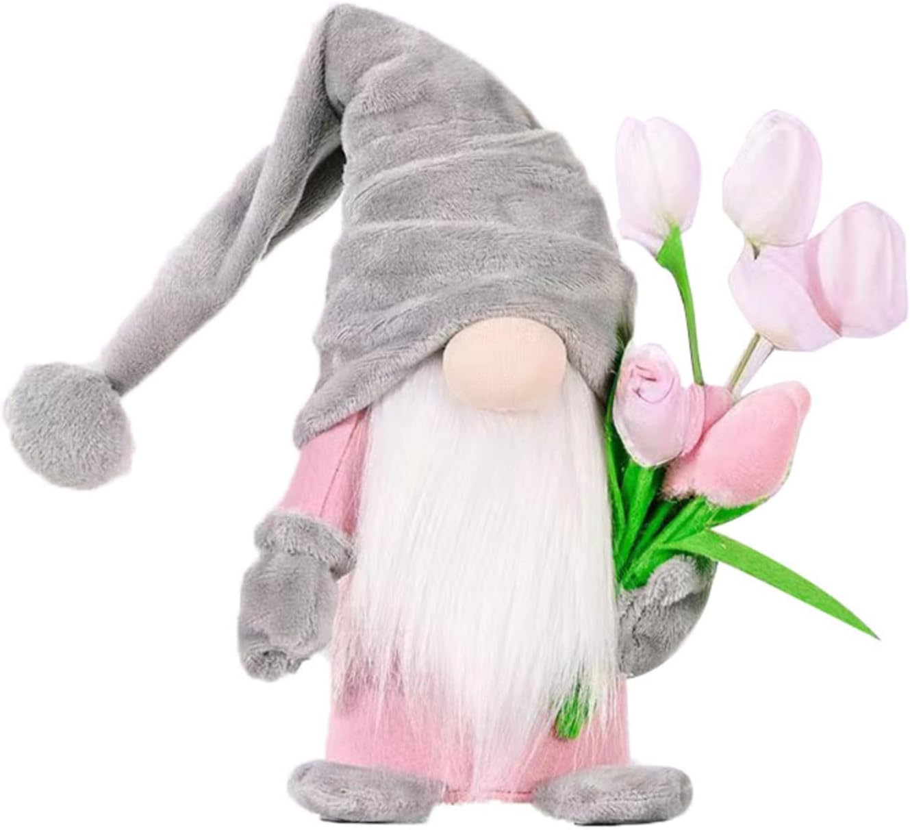 Gnome Plush Decorations,15 inch Gnomes Decorations for Home,Spring Gnomes Plush Table Decoration Gnome Gifts for Women Mother's Day Gnome Decor Gifts,Pink