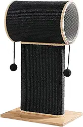 Arranhador para Gatos com Cama de Túnel para Gatos Internos, Protetor de Móveis, Esconderijo para Gatinhos, Estrutura de Escalada em Túnel