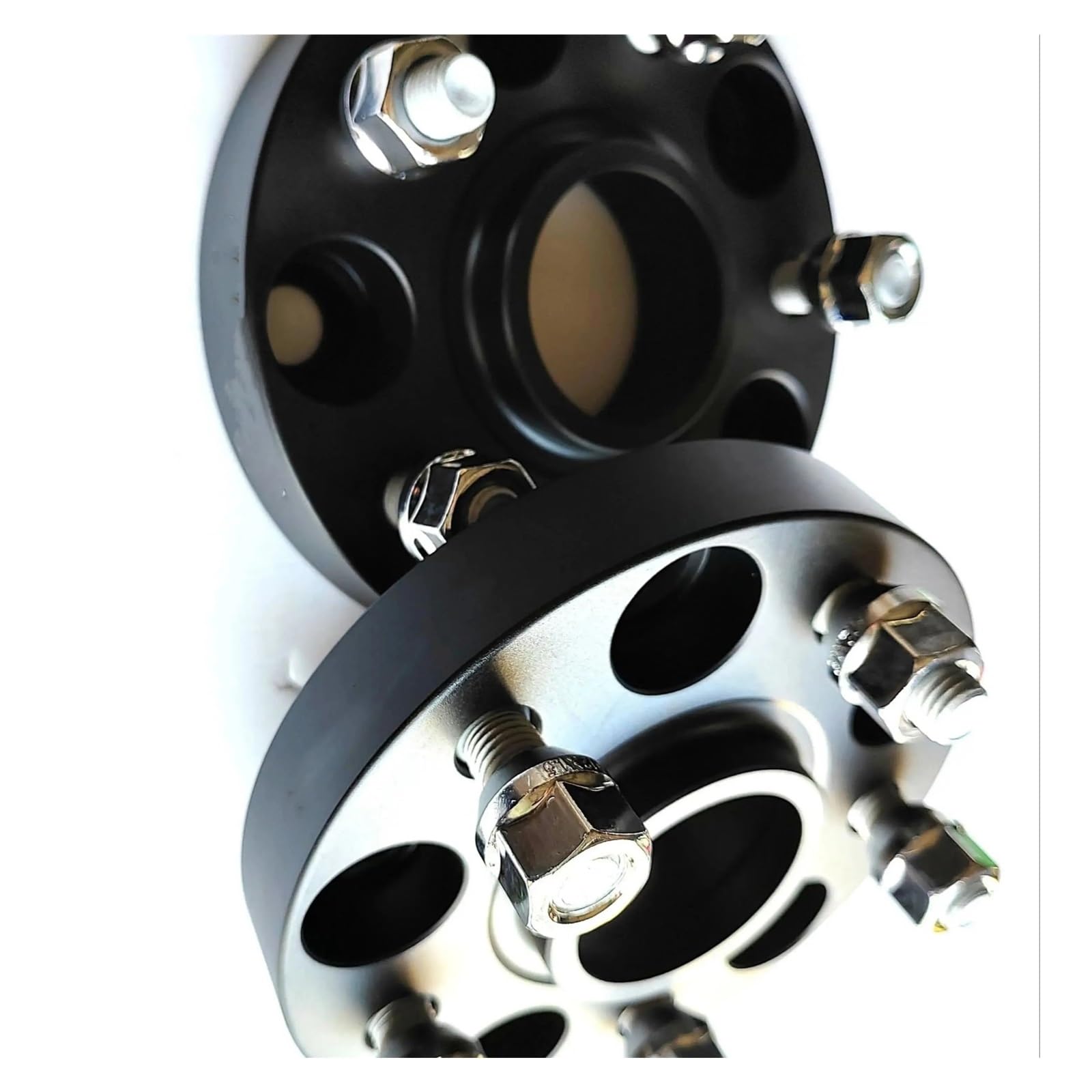 Distanziali Ruote Adattatore Accoppiamento Ruote Alluminio 5 * 120|72.6|Per Land Per Rover Per Discovery Per Range Per Rover Per Sport Per LR4 Per LR3(20mm Black)