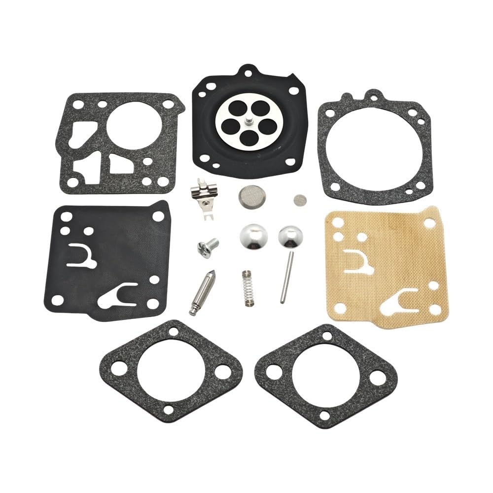 Jardinería Kit de reparación de carburador de 20 Piezas for cortacésped RK-23HS, RK-23-HS y Herramientas de jardín. Piezas de Mantenimiento