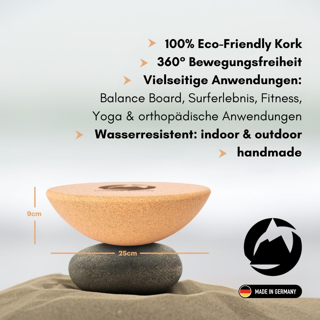 Pill Balance Board Set met kurkroller & halve bal Pill Balance Board Set met kurkroller & halve bal