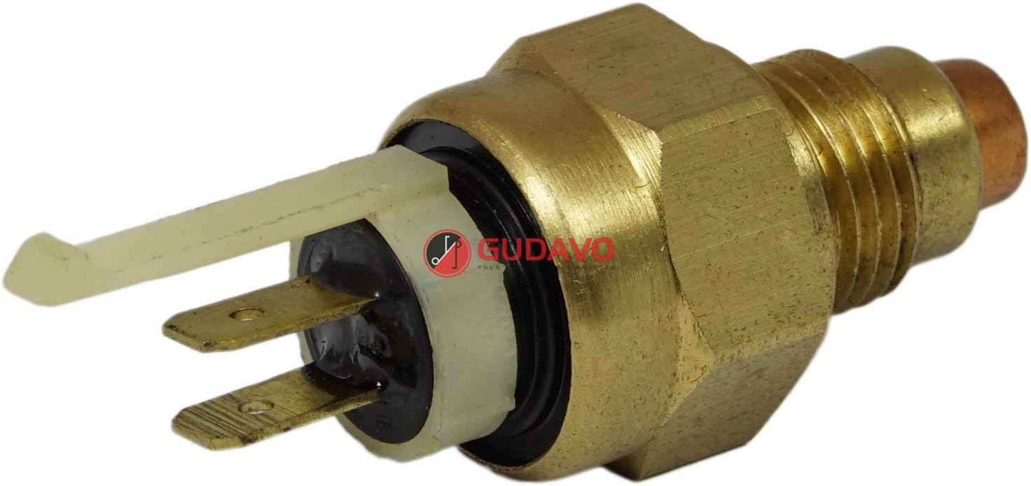 Radiator Cooling Fan switch replacement Thermostat Sensor compatible with KAWASAKI NINJA EX 500 R 1994-2009 / ZX-9R Ninja 1998-2003/ KAWASAKI NINJA 250 R 1990-2007