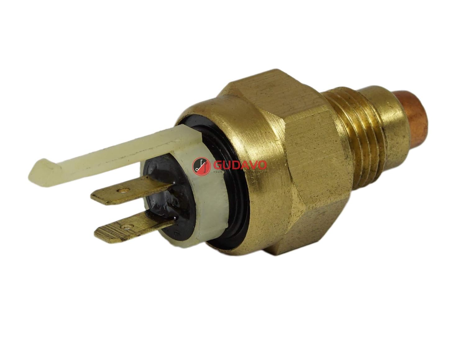 Radiator Cooling Fan Switch, Thermal Switch, Automatic Operation, Bronze, Fits Kawasaki ZX-9R Ninja 1998-2003, EX500R 1994-2009, Ninja 250R 1990-2007
