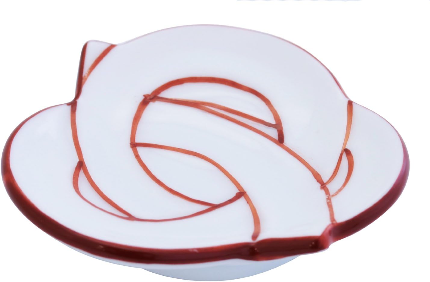 24to3 Nishitomi Pottery Arita Ware Plate Set, Tansei Kiln Knotted Chopsticks Rest, Chopsticks, 5 Pieces, New Year's Tableware, Made in Japan