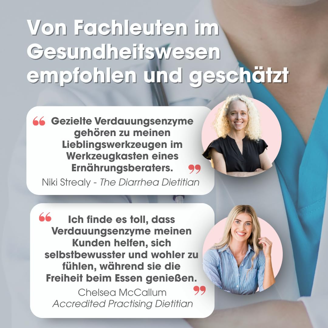 Intoleran Enzymix Verdauungsenzyme – 108 Kapseln | Vollspektrum-Verdauungsenzyme, Spaltet Proteine, Fette, Kohlenhydrate (einschließlich FODMAPs) und Laktose auf