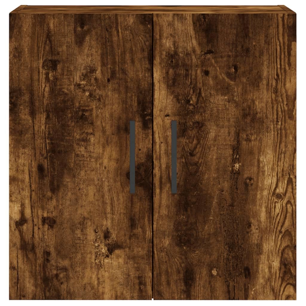 vidaXL Armoire Murale, Placard Suspendu avec Rangement, Meuble Flottant de Salon Salle de Séjour Intérieur, Moderne, Chêne Fumé Bois d'Ingénierie