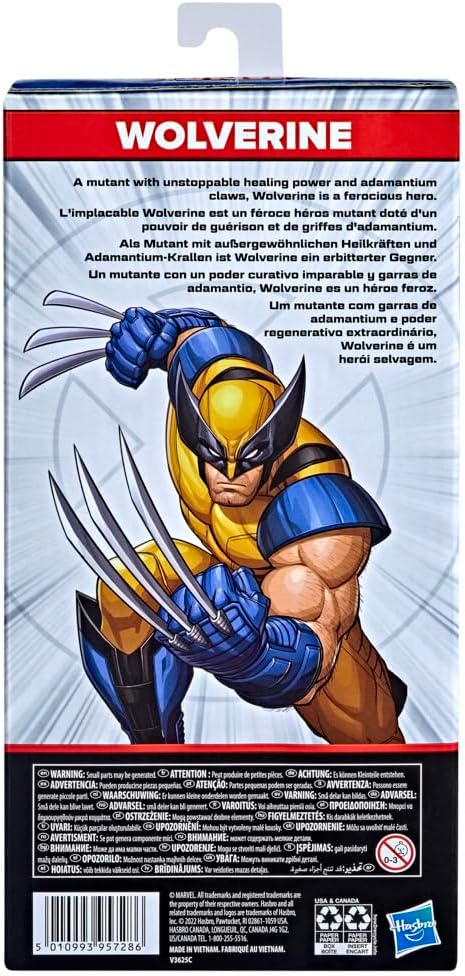 Marvel Classic 9.5-inch Scale Action Figure Toy Assorted - Wolverine