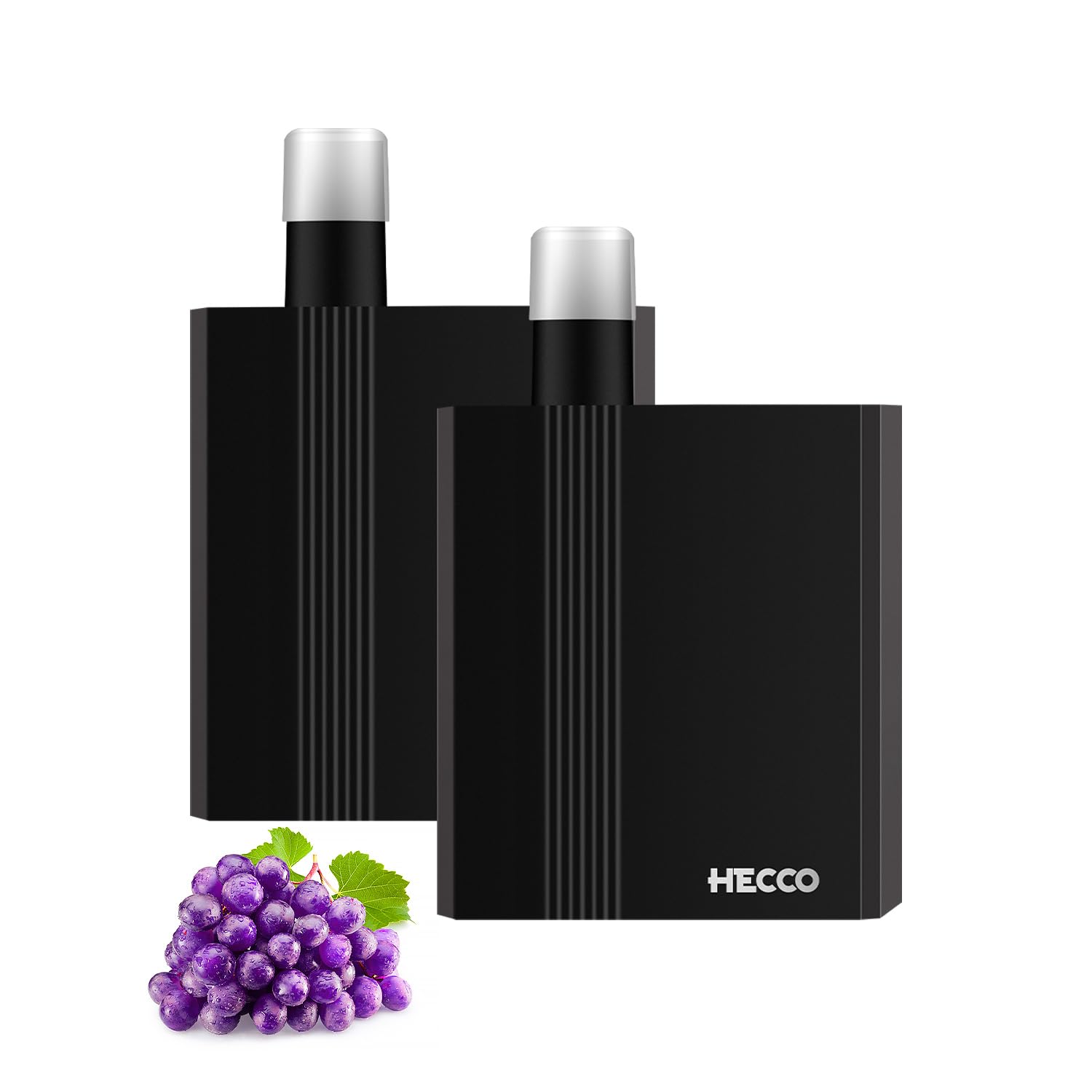 HECCO 交換用カートリッジ ターレスネクストに使用できるリキッドポッド 禁煙 サポート シーシャ たばこカプセル 対応 フレーバー 2個 電子タバコ 使い捨て 持ち運び vape カートリッジ 日本製 (巨峰ブドウ)