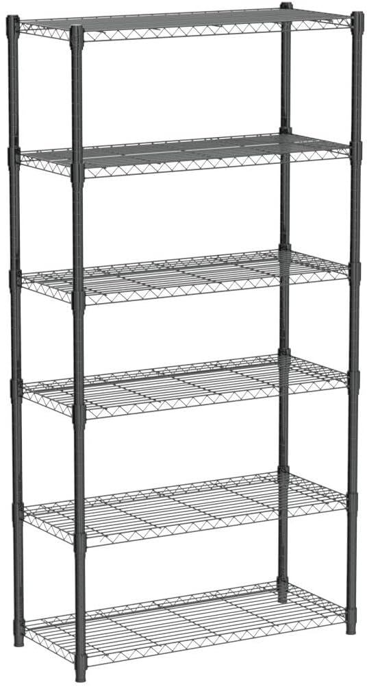 This 6-Shelf Shelving Unit offers a practical and efficient storage solution for any space, providing a simple yet effective way to keep items organized and easily accessible. With its heavy-duty steel construction and versatile design, this shelving unit is a reliable option for anyone looking to maximize their storage capabilities without sacrificing durability or quality. Whether in a home, office, or warehouse setting, this unit is a versatile and practical solution for all of your storage needs. Description by ChatGPT.