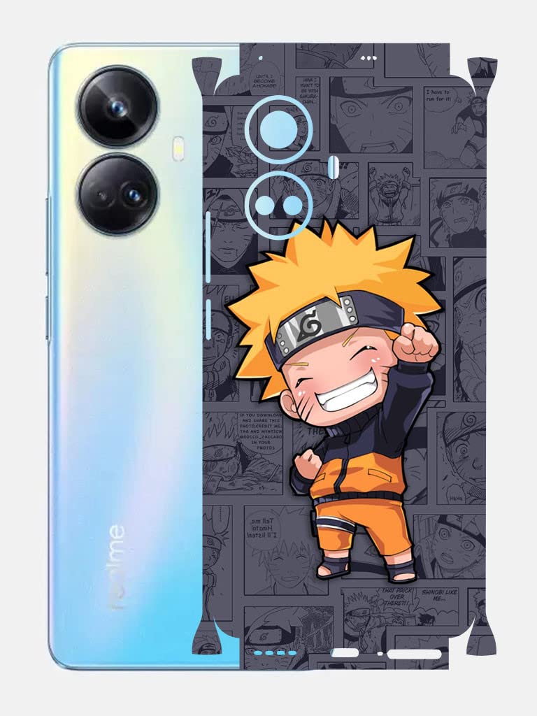 AtOdds - Realme 10 Pro Plus (5G) Mobile Back Skin Rear Screen Guard Protector Film Wrap (Coverage - Back+Camera+Sides) (Naruto) (B0BPY36JPQ) Amazon Price History, Amazon Price Tracker