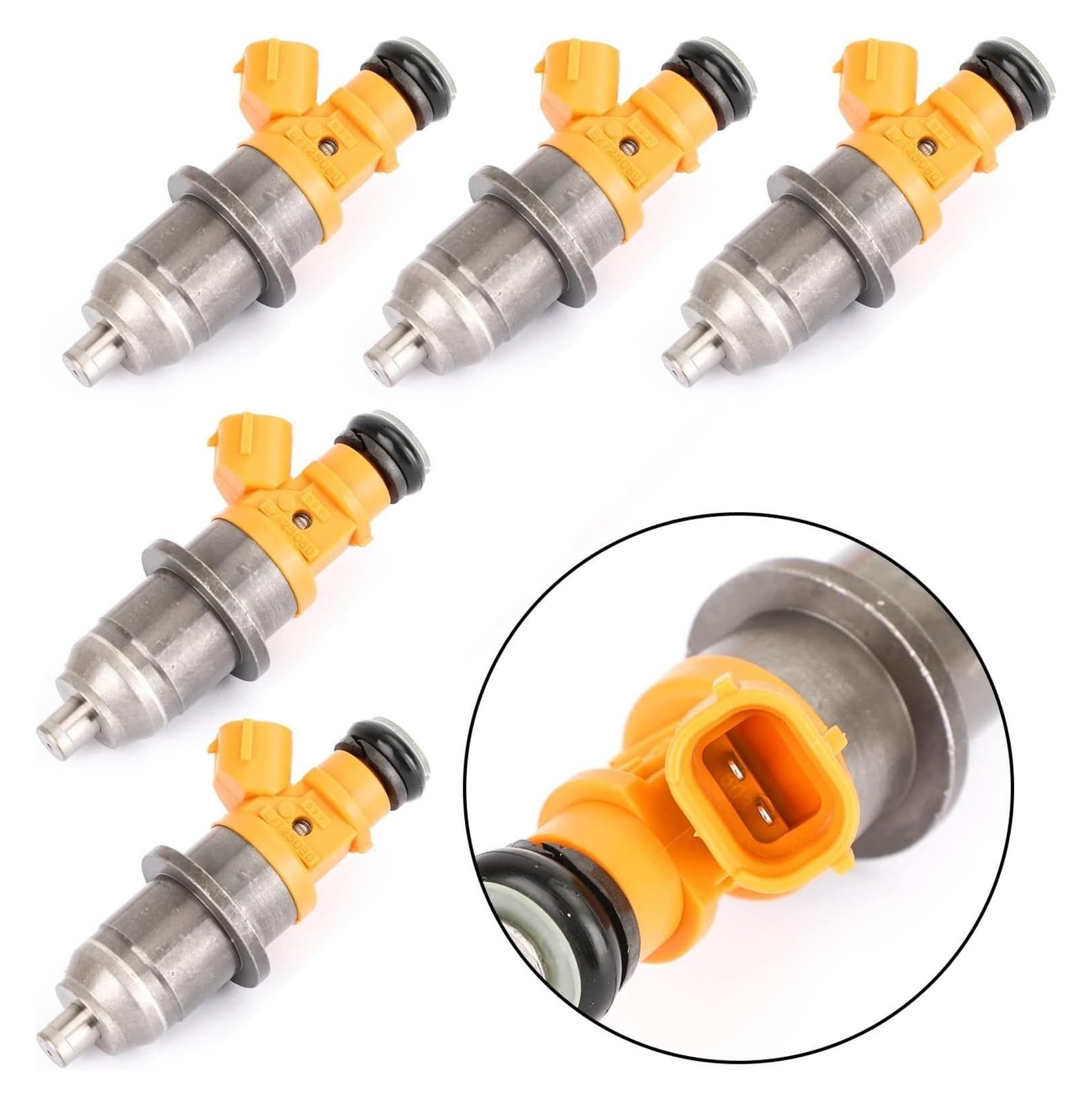 Inyector Combustible para HPDI 250-300 HP VZ200RTLR LZ300TUR 60V137610000 MR560555 Piezas Automóvil Inyector Combustible 6 Piezas Inyector Combustible para Automóvil