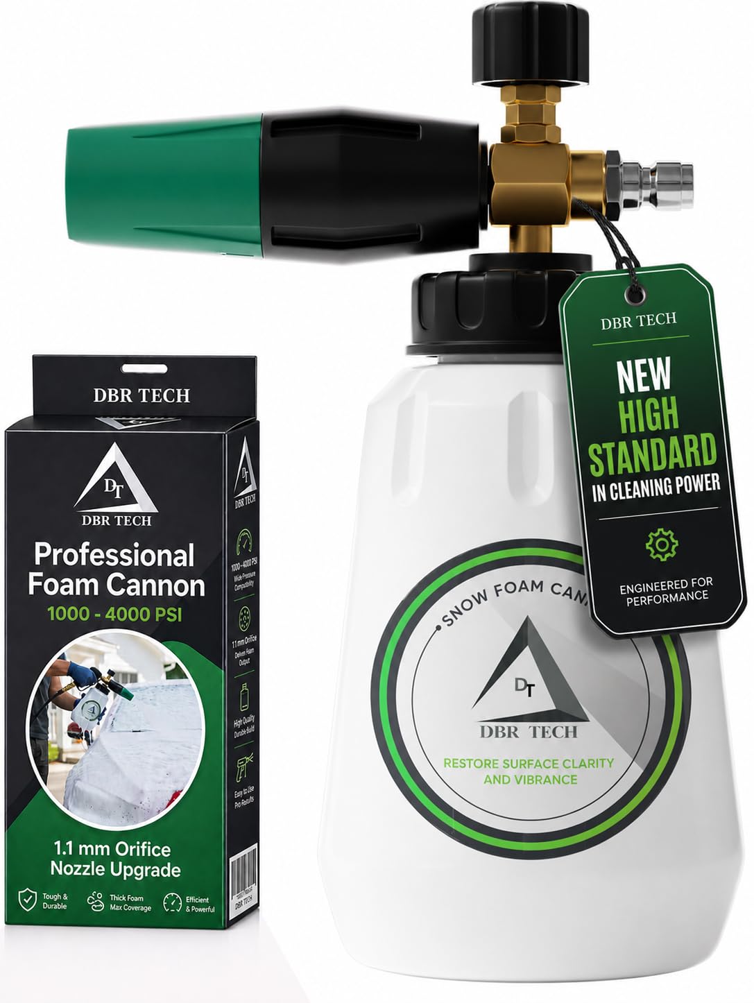 Amazon.com: DBR Tech® Foam Cannon for Pressure Washer | Pro Grade