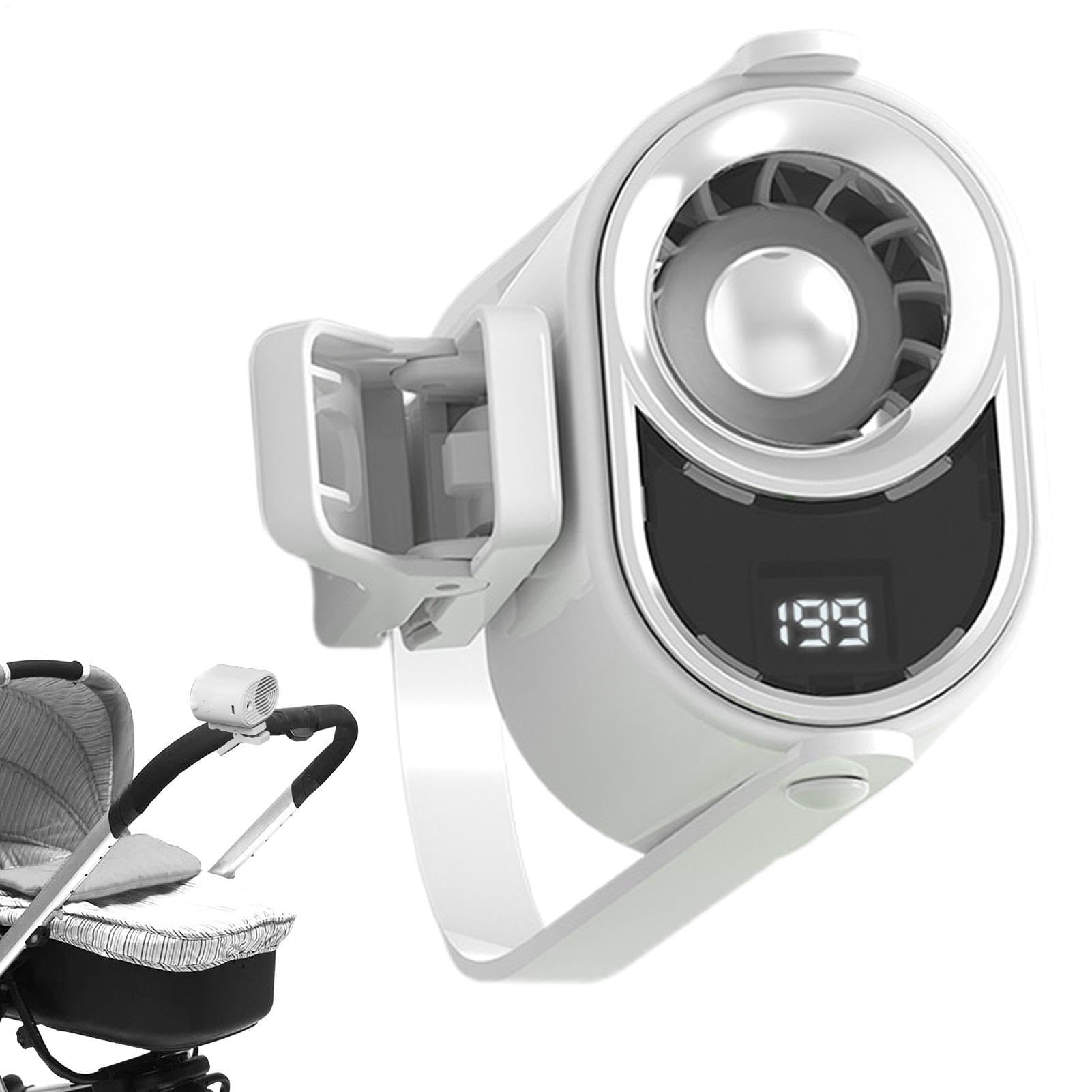 Ventilateur rafraîchissant puissant de poussette pour la plage