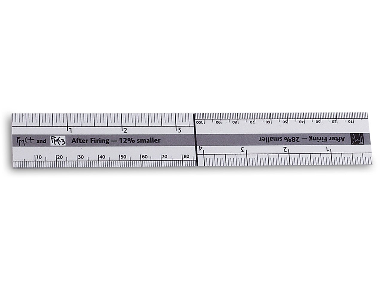 Precious Metal ClayShrinkage Ruler, Calculate Shrinkage of Metal Clay Jewellery