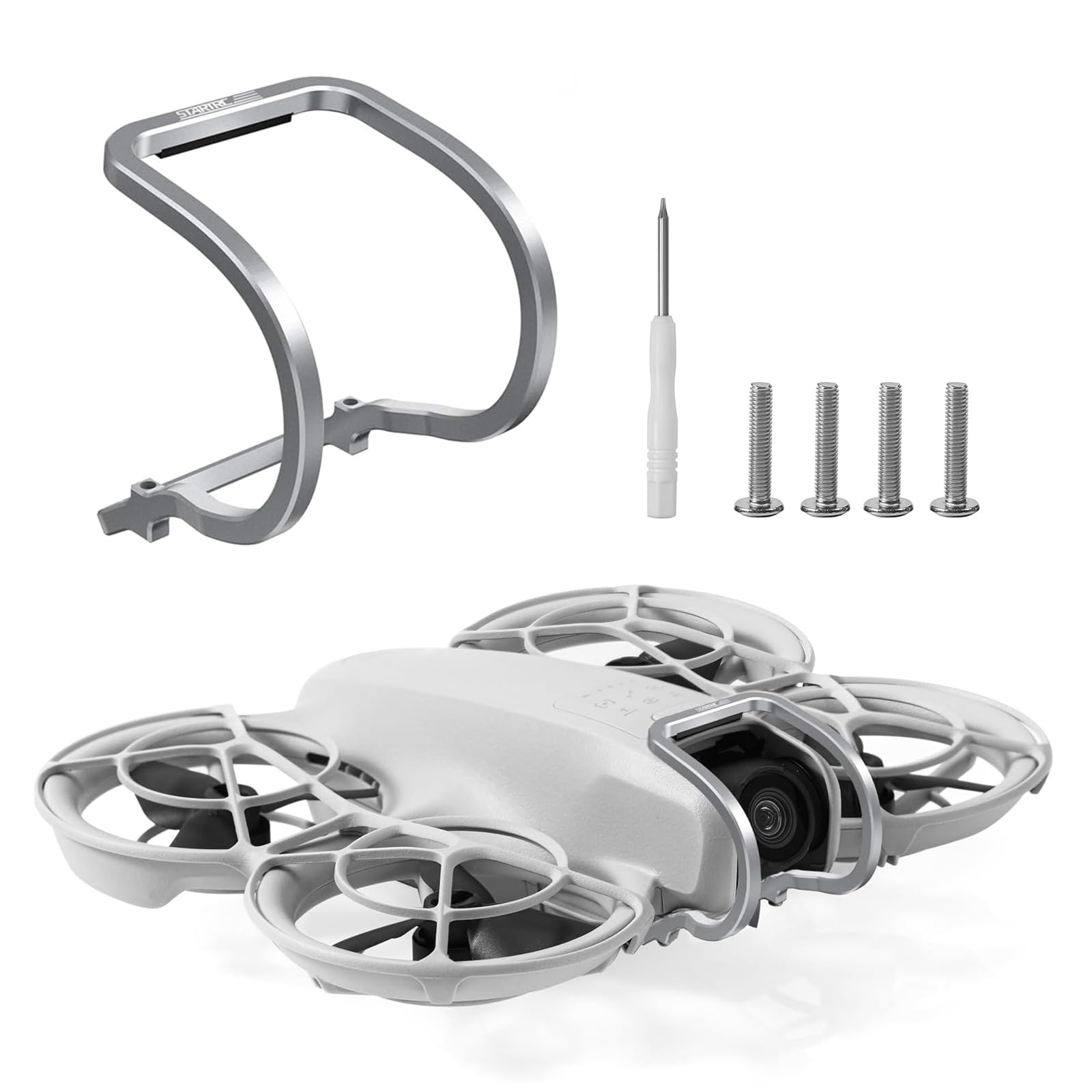 YDW Gimbal Bumper Guard for DJI Neo Drone,Aluminum Alloy Anti-Crash Lens Protection Accessories for DJI Neo Drone