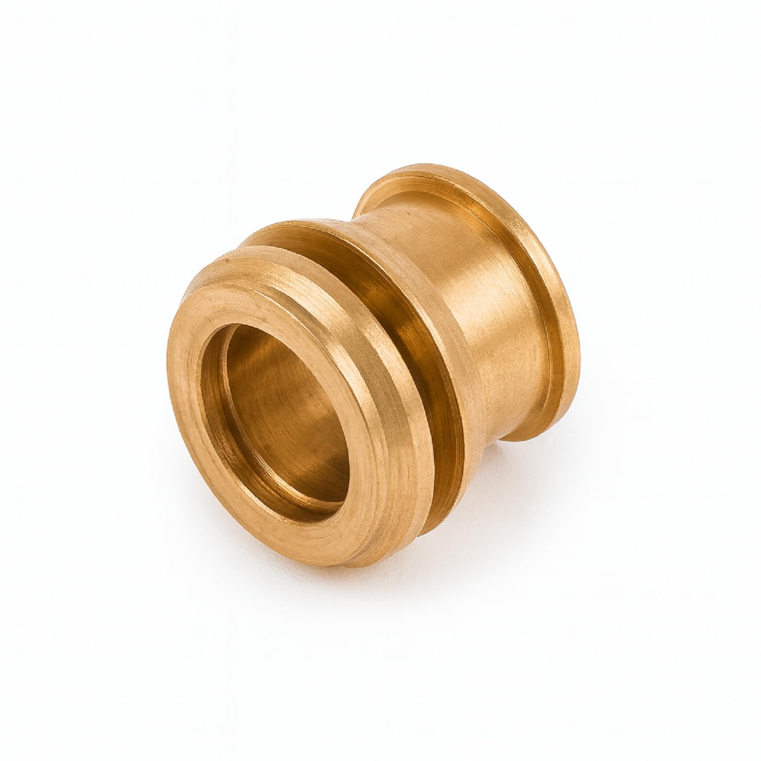 Xcel Home Brass 10X Westco 15Mm X 8Mm Reducing Piece - Compression Pipe Fitting Reducer For Copper Tubes In Plumbing & Heating Systems
