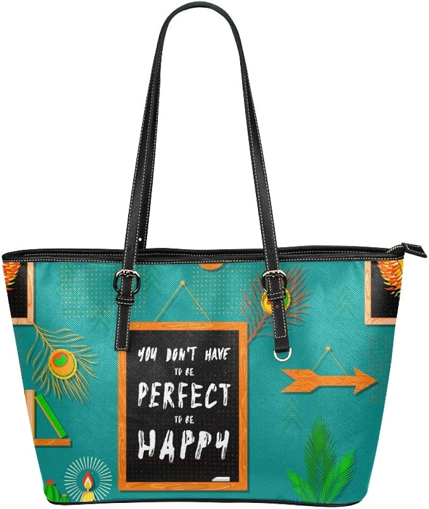 Tote Bags Women Creative Colorful Living Room Leather Hand