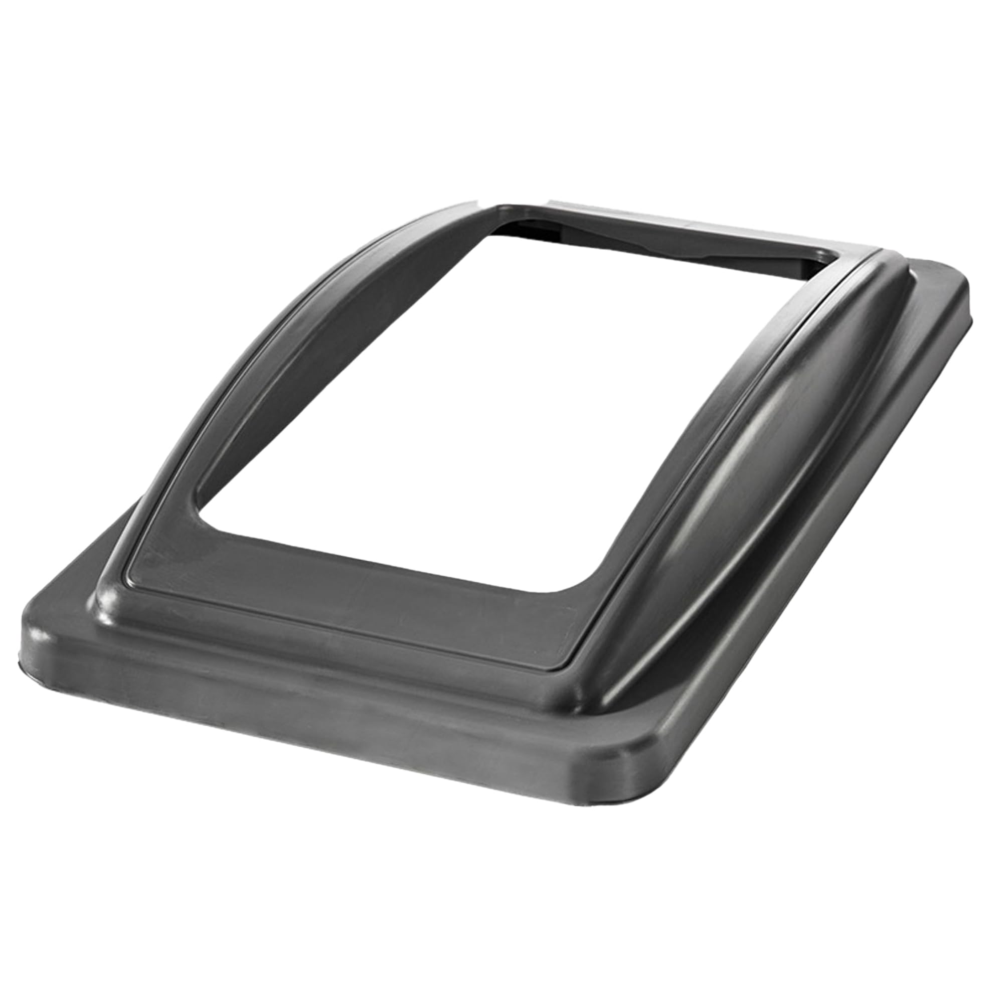 Chabrias Ltd Grey Slim Bin Open Lid For Non Recyclable Waste – Uk Made Colour Coded Recycling Lids For Slimline Bins | Durable, Easy Fit For Waste Segregation Waste Management Systems