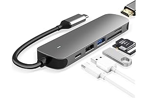 USB C Adapter 6-in-1