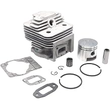 Cylinder & Piston Kit With Gasket for 52cc BG520 CG520 1E44F-5 44F-5 44-5 Engine Brush Cutter Cylinder Block Rebuild Assembly Trimmer Parts