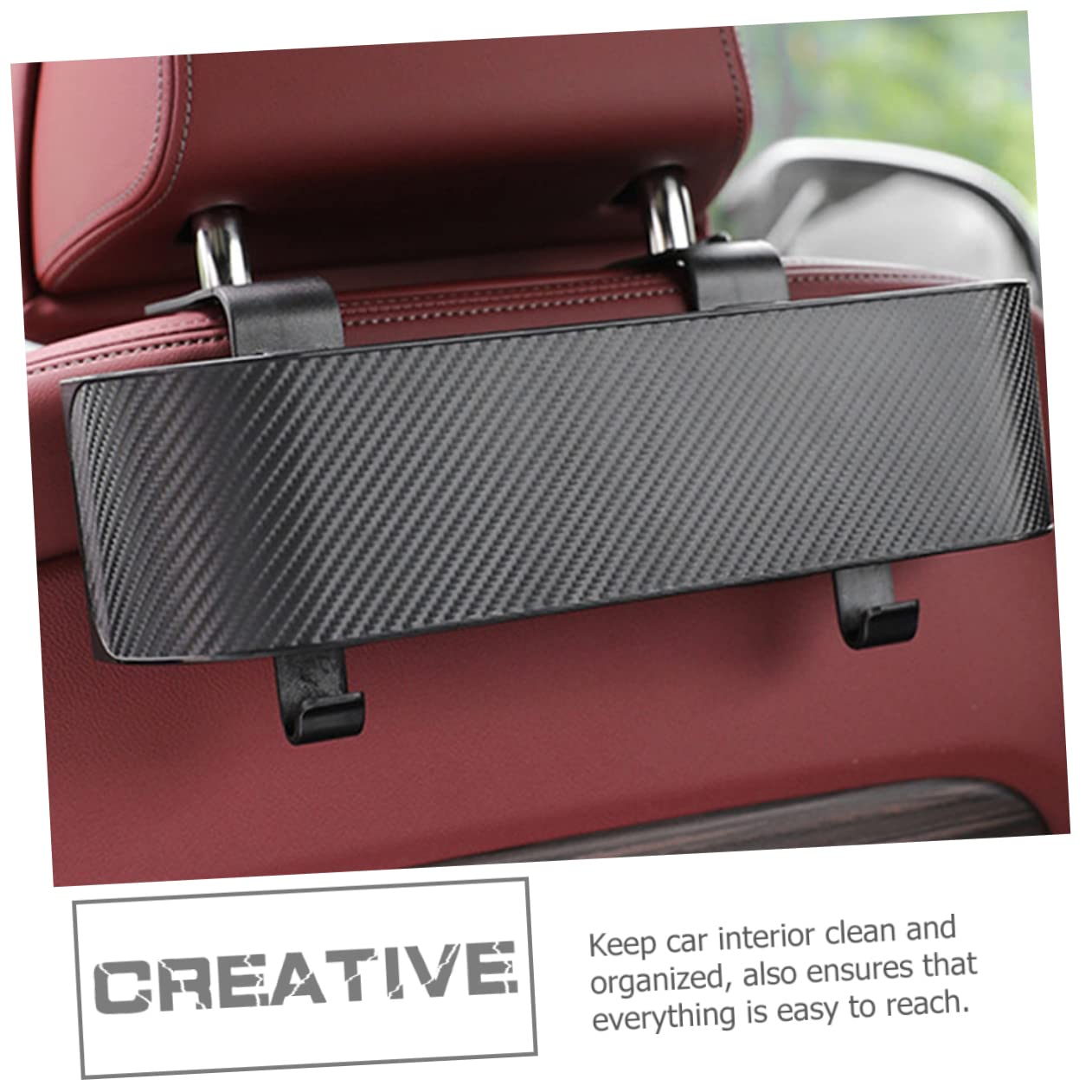 Hemobllo 2piezas Caja De Almacenamiento Para Coche Organizador Para Asiento Trasero De Coche Organizador Colgante Caja De Pañuelos Viajes