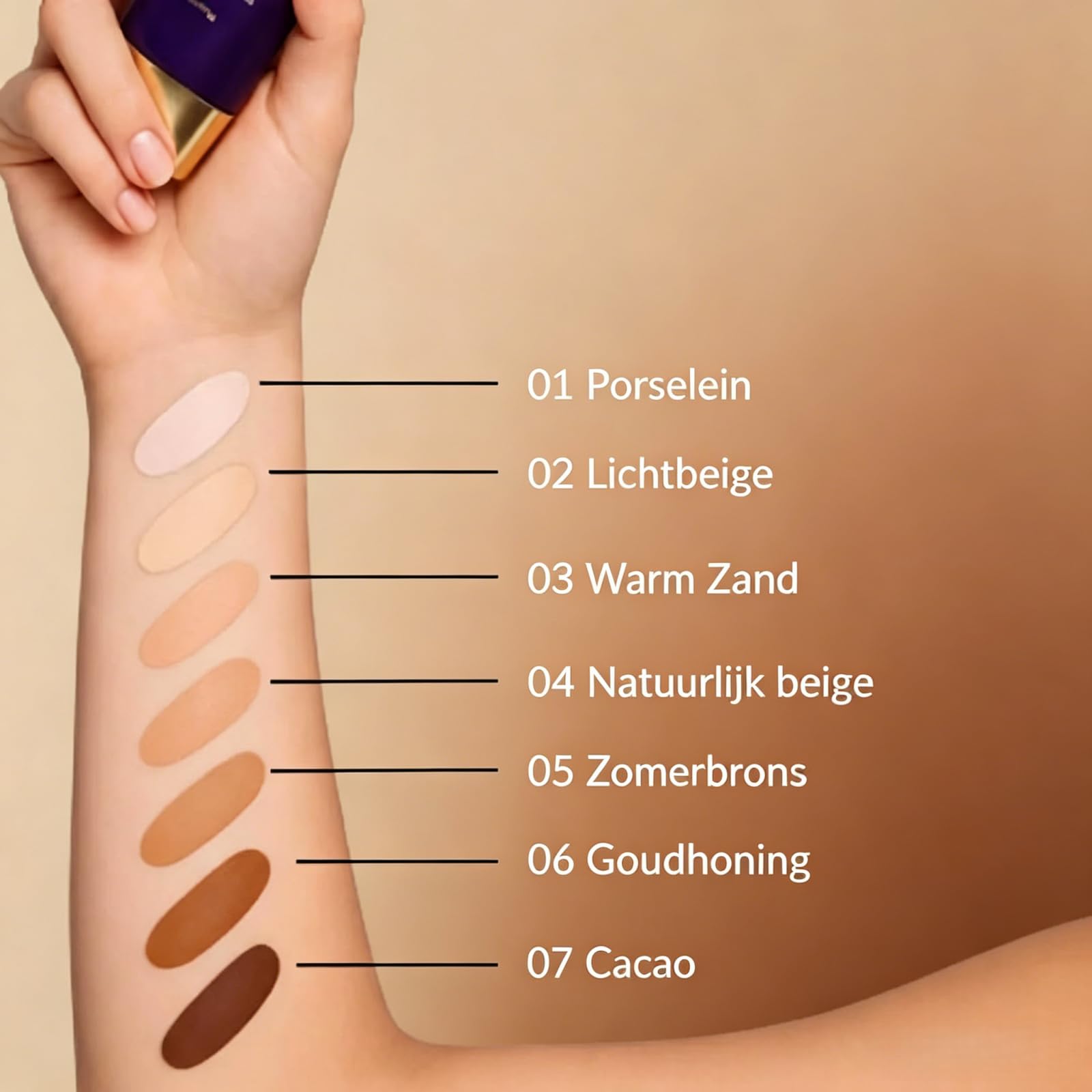 Heroka Nudaskin Body Coverage Concealer Fair Körper Camouflage Make-up für Beine und Körper, wasserfest, natürliches Finish (04 Natuurlijk beige)