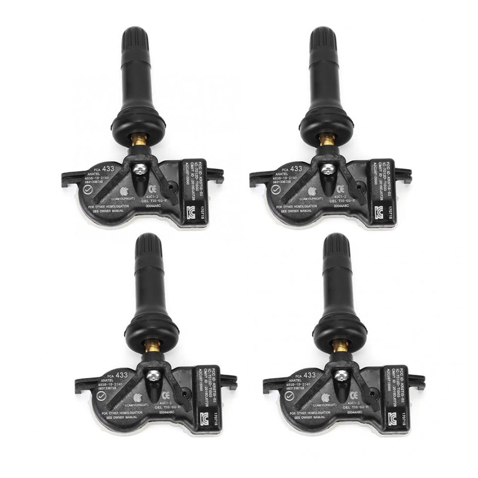 Capteur TPMS 68313387AB XENITE haut de gamme pour jantes de Chrysler Pacifica