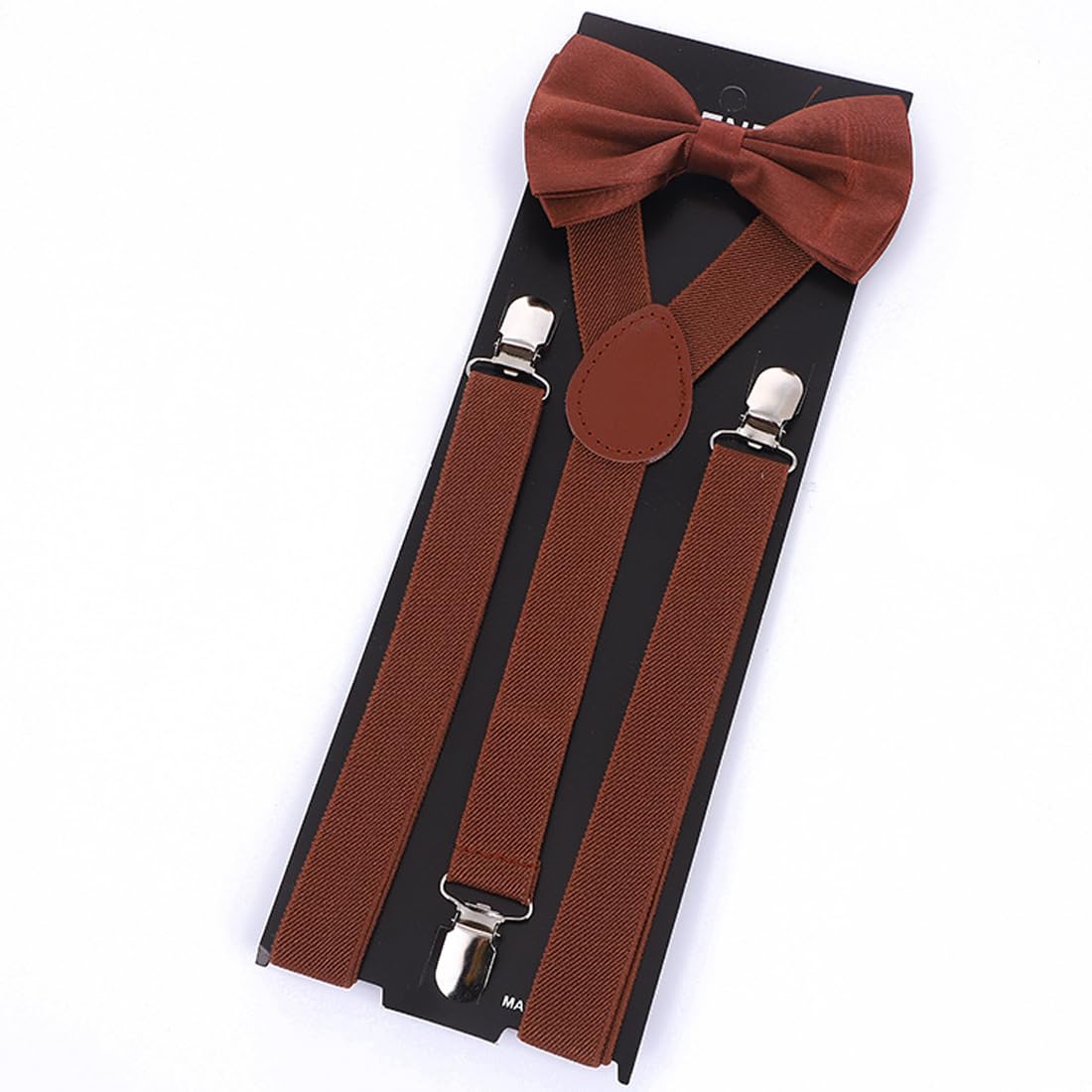 Bretelles Cuir Homme Bretelles Homme En Y élastiques Et Réglables Avec N Ud Papillon Assorti Bretelles Homme 1930