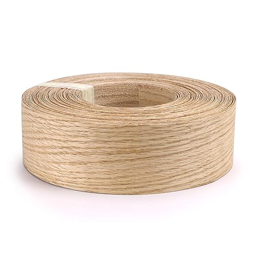 Skelang Banda de borde de chapa de madera de roble rojo con cinta adhesiva de fusiĂłn en caliente para bordes flexible 2 x 50 pies Skelang Banda de borde de chapa de madera de roble rojo con cinta adhesiva de fusiĂłn en caliente para bordes flexible 2 x 50 pies