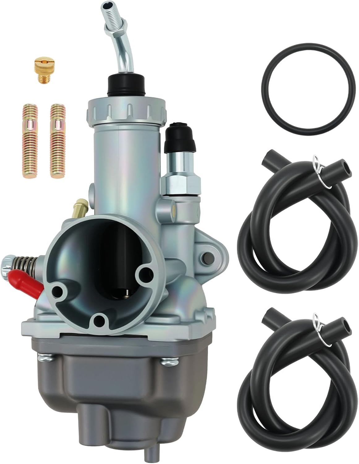 YFB250 Carburetor for Yamaha Timberwolf 250 YFB carb 1992 1993 1994 1995 1996 1997 1998 1999 2000 with YFB250 Intake Manifold Boot Replaces #4BD-14101-00-00, 4KD-14101-02-00