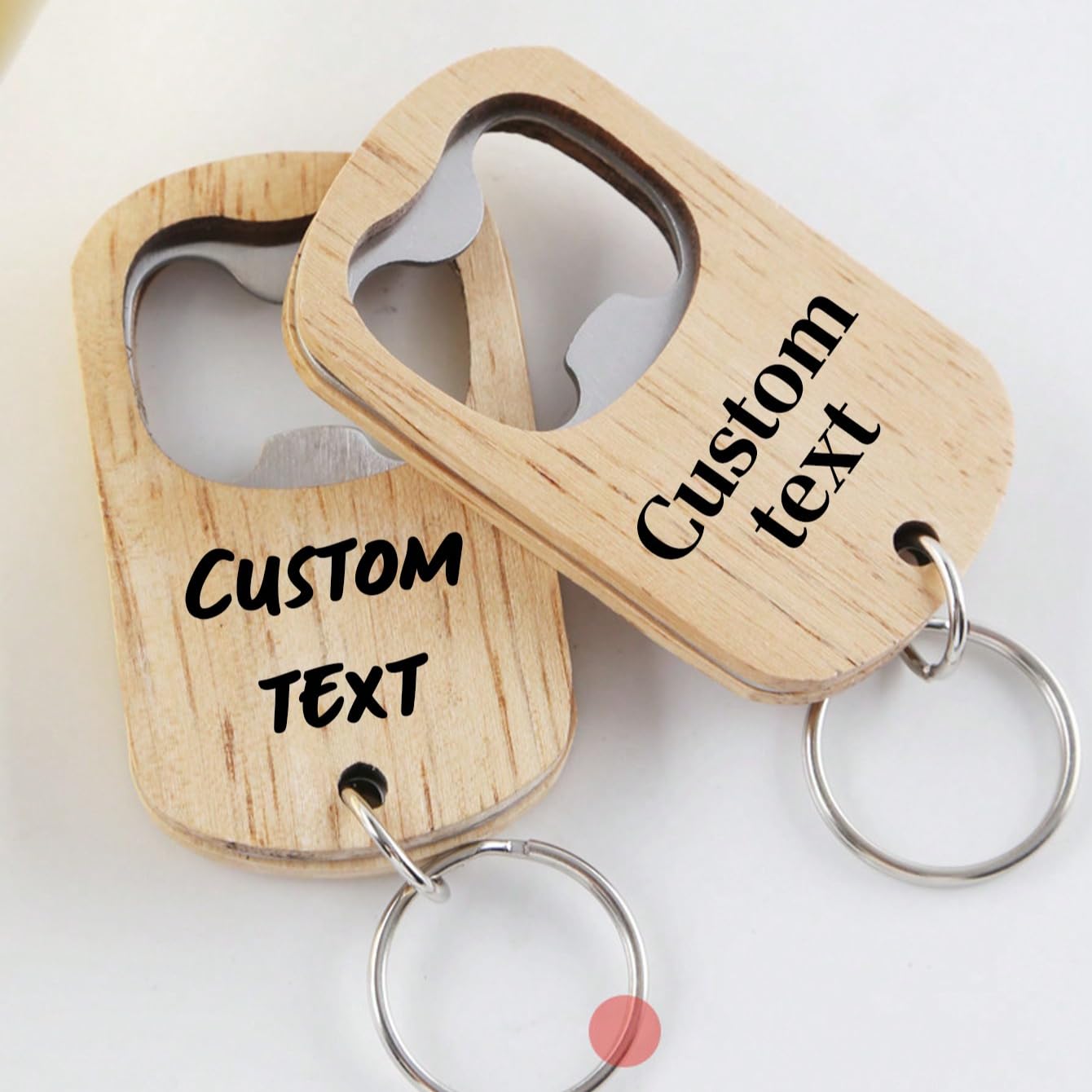 Abridor de botellas de madera grabado personalizado, abrebotellas de madera grabado personalizado para bodas (50 unidades)